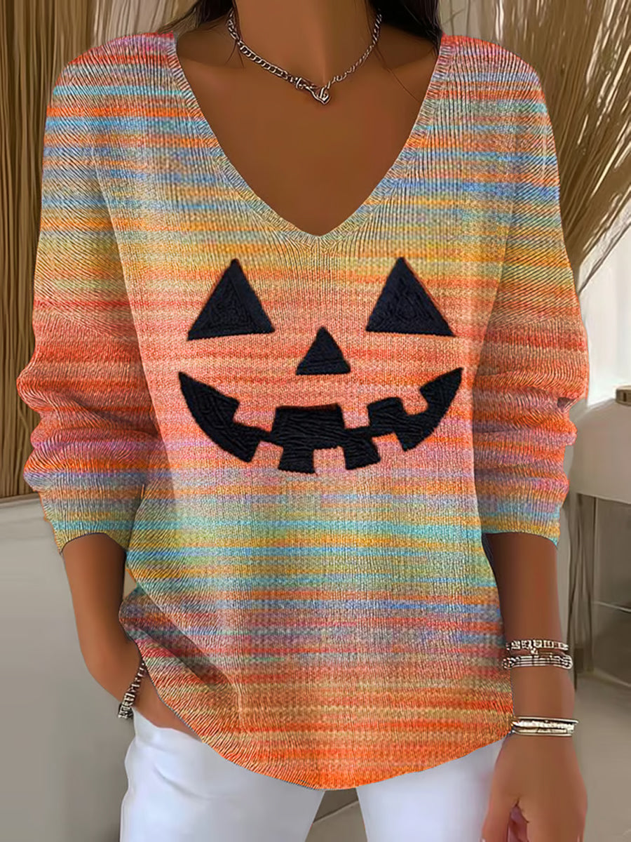 Dámské retro halloween pohodlné casual top