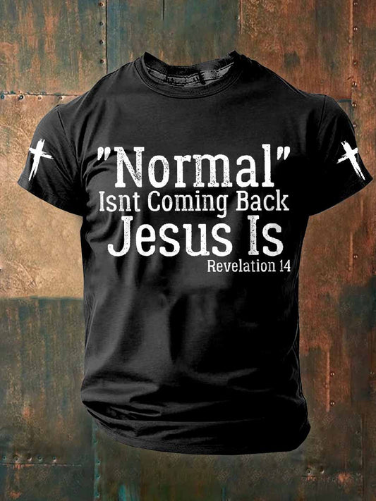 Pánské retro faith print tričko