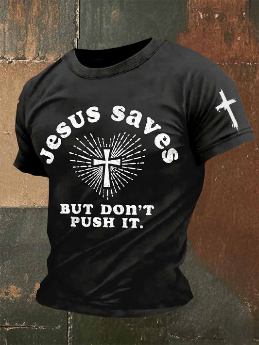 Retro faith print t-shirt