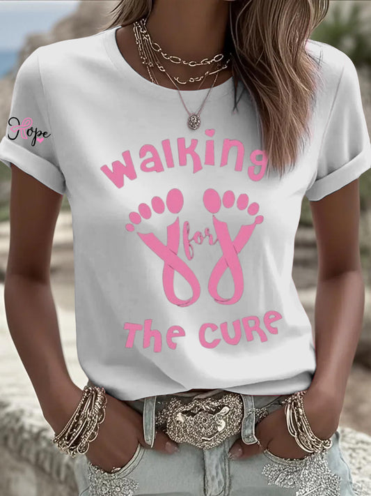 Dámské minimalistické písmeno styl bílé casual kulaté krku t-shirt