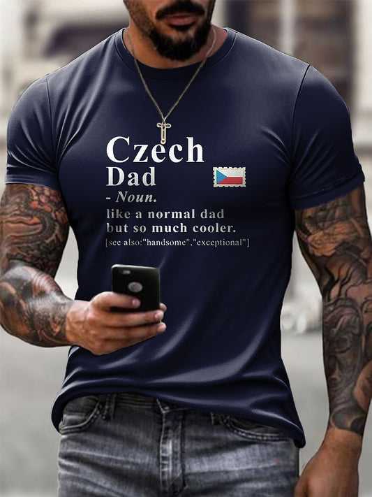 Pánské retro republika art casual t-shirt