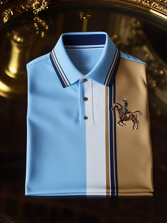 Pánské vintage dovolené obchodní příležitostné pólo