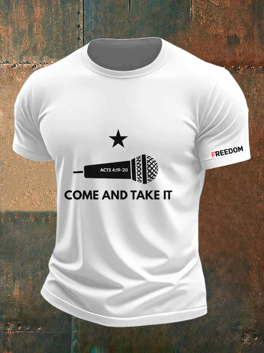 Pánské charlie kirk svoboda vytištěné vintage módy volné krátké rukávy t-shirt