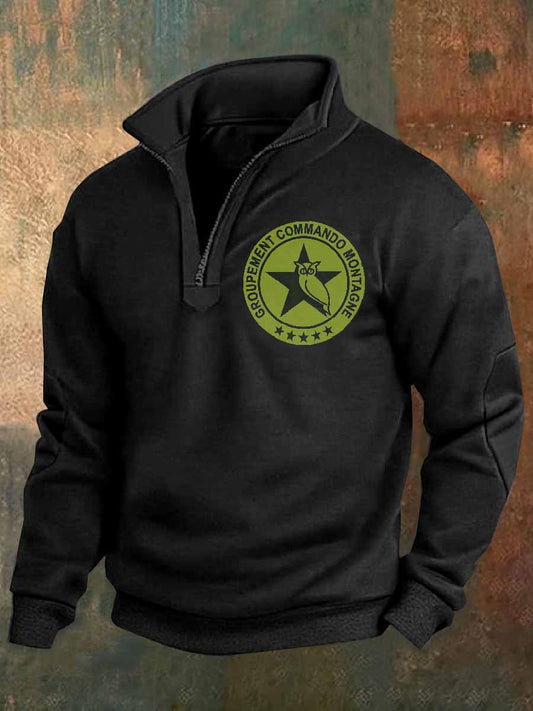 Sweatshirt décontracté vintage pour hommes
