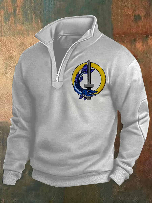 Sweatshirt décontracté vintage pour hommes