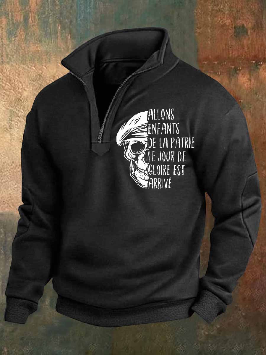 Sweatshirt décontracté vintage pour hommes