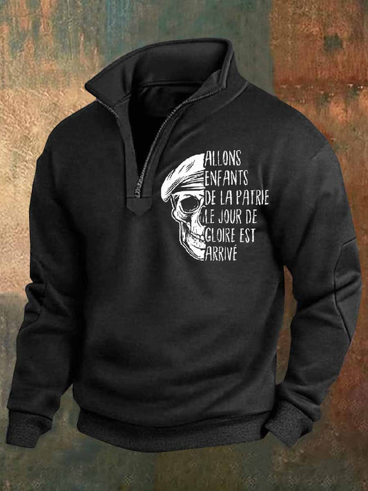 Sweatshirt décontracté vintage pour hommes