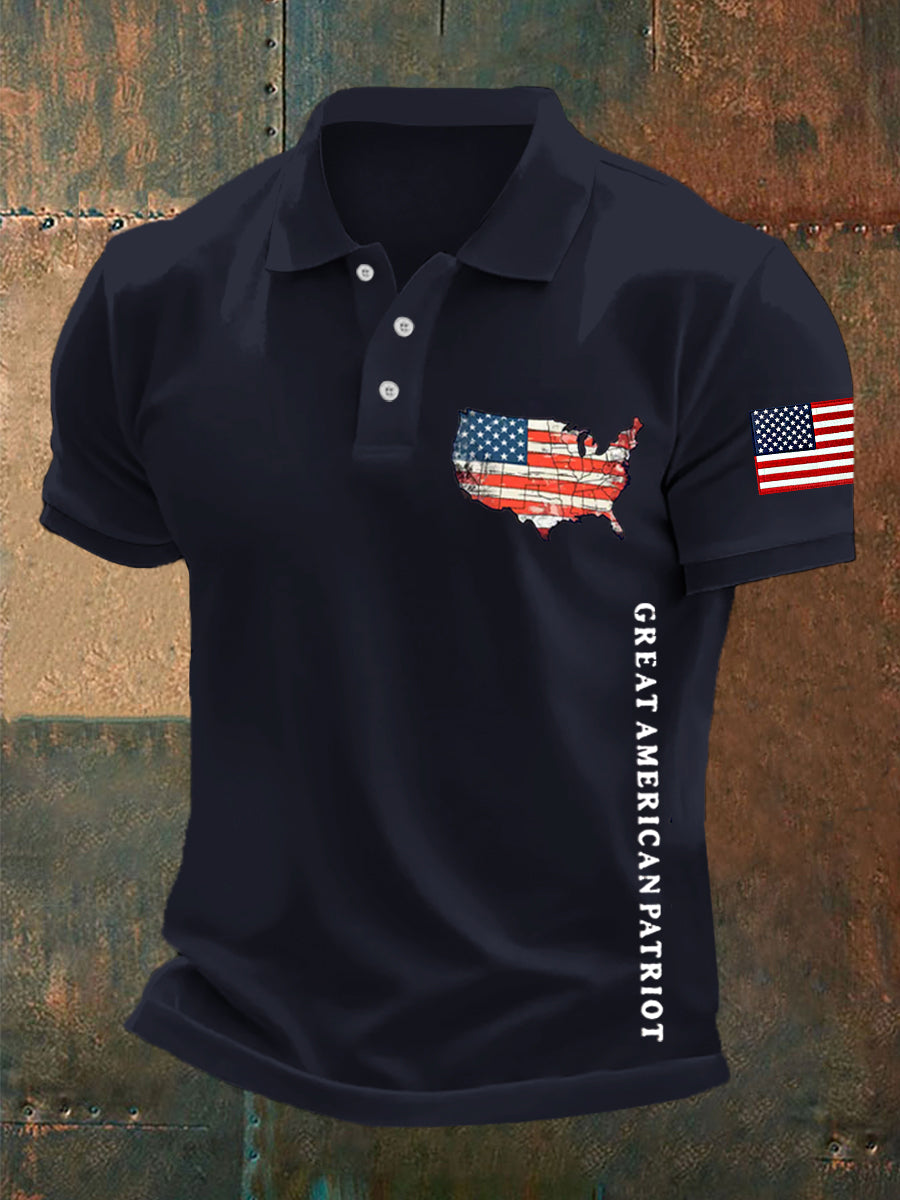 Pánské vintage charlie kirk american flag print sweatshirt