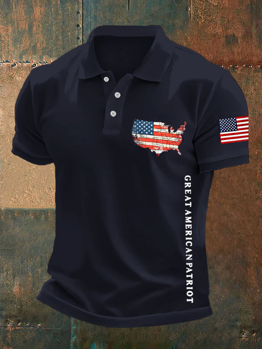 Pánské vintage charlie kirk american flag print sweatshirt