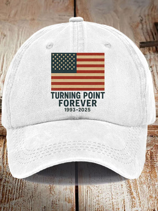 Unisex charlie kirk pamětní tištěný klobouk