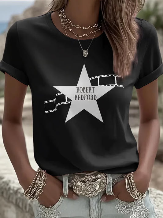 Womens commemorative "legends never die" tshirt