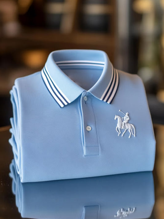 Pánské vintage dovolené obchodní příležitostné polo košile