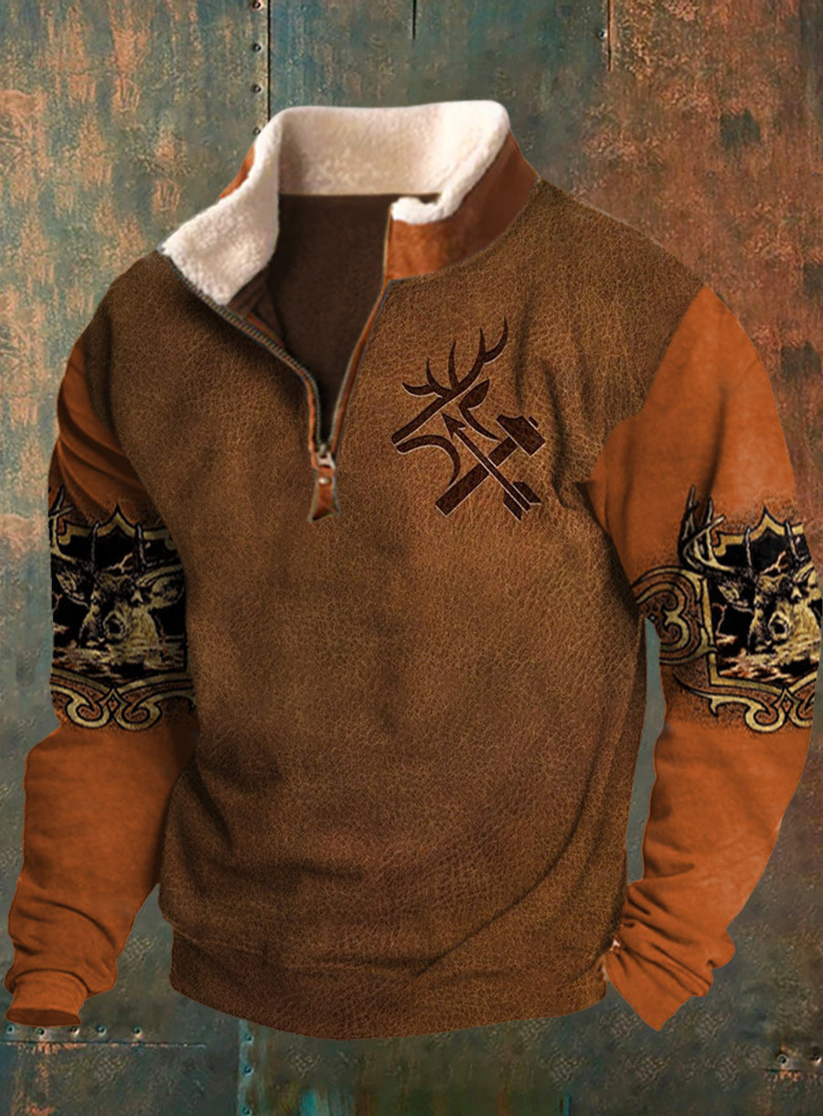 Pánské retro western casual sweatshirt