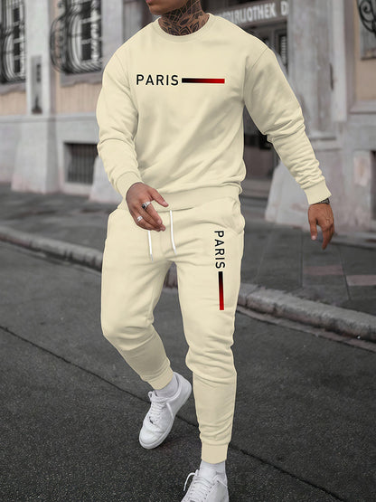 Pánské retro tisk business sweatshirt oblek