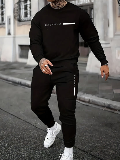 Pánské retro tisk business sweatshirt oblek