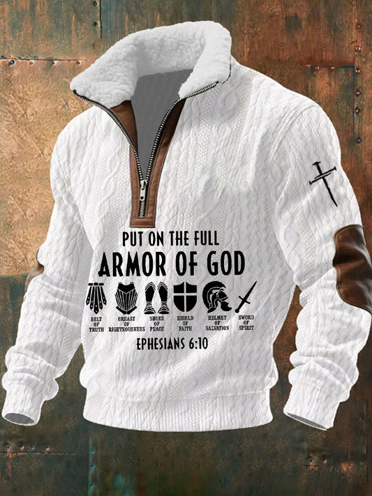 Pánské vintage art faith casual sweatshirt