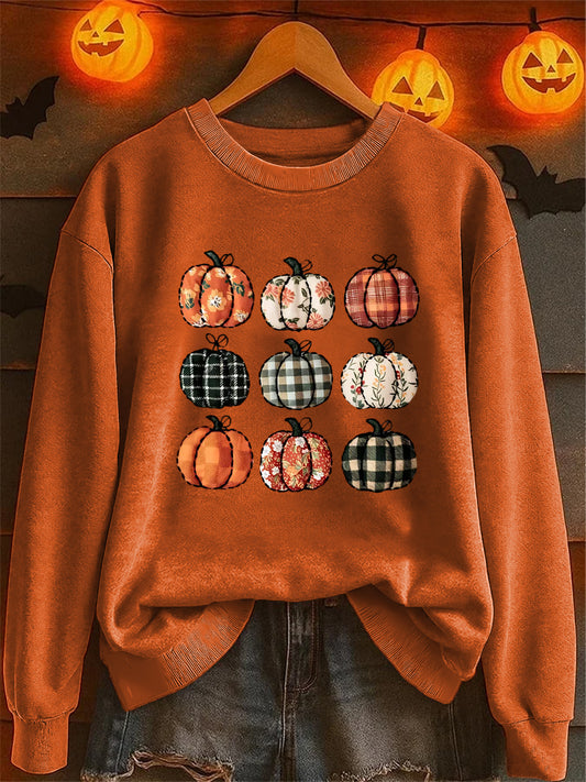 Díkuvzdání dýňová patchwork neformální trenýr