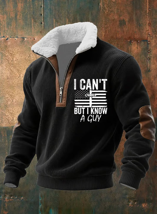 Pánské vintage art faith casual sweatshirt