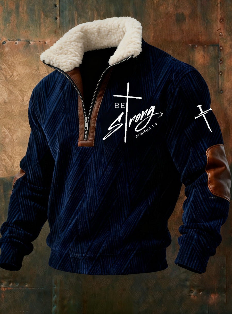 Pánské vintage art faith casual sweatshirt