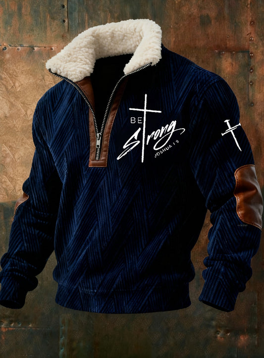 Pánské vintage art faith casual sweatshirt