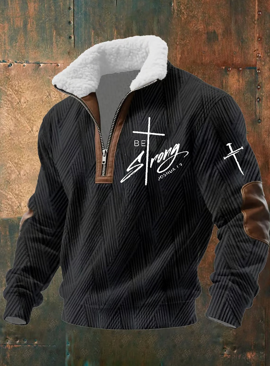 Pánské vintage art faith casual sweatshirt