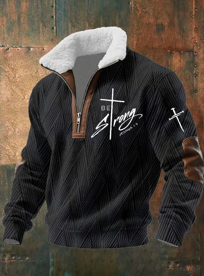 Pánské vintage art faith casual sweatshirt