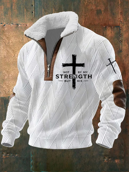 Pánské vintage art faith casual sweatshirt