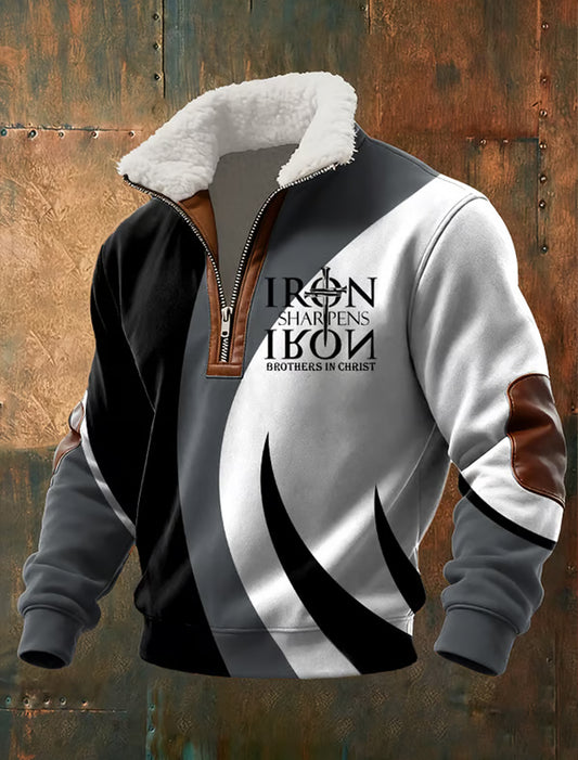 Pánské vintage art faith casual sweatshirt