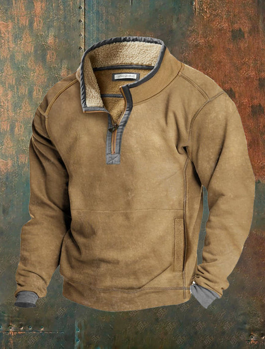 Pánské retro západní art print casual top