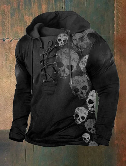 Pánské retro art print casual top