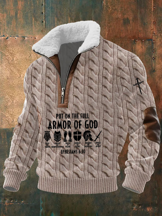 Pánské vintage art faith casual sweatshirt