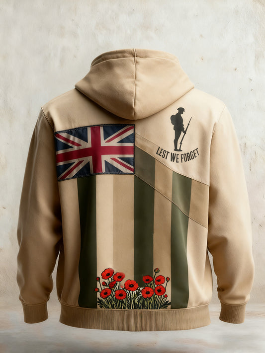 Muži nadměrná kapkarameno s kapotou s kapsárkami