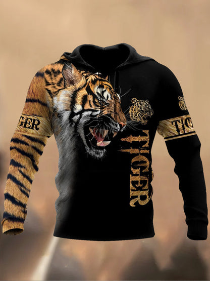 Pánské retro tištěné příležitostné mikiny