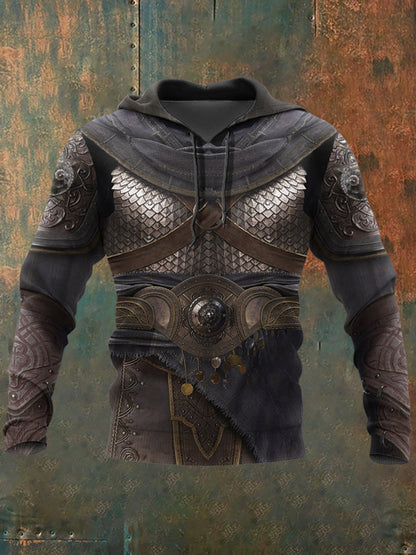 Pánské retro tištěné příležitostné mikiny