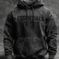 Pánské vintage art faith casual hoodie