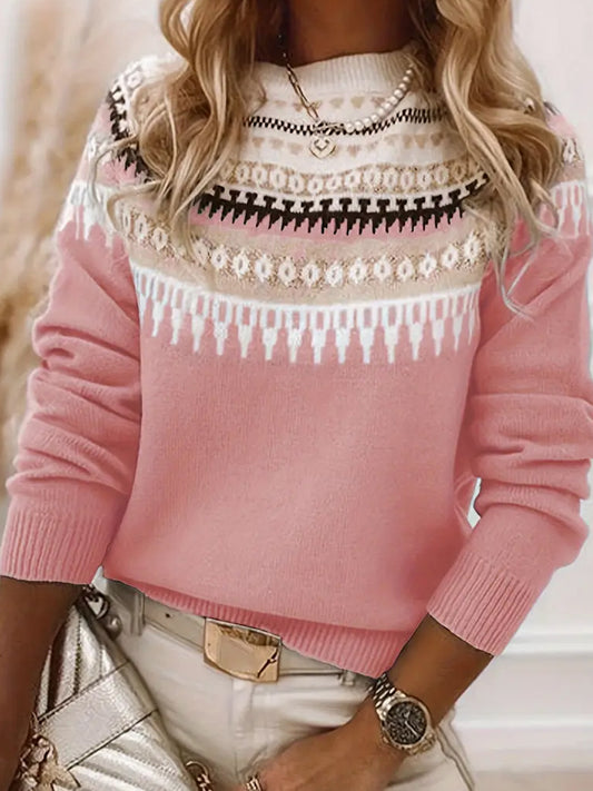 Ženy vintage vánoční umění tisk pohodlné příležitostné pot