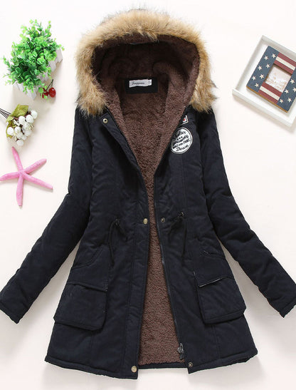 Dámské retro velký kožešinový obojek jehňata obložená tlustá volná srst